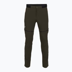 Pánske trekingové nohavice Salewa Pedroc 3 DST 2IN1 dark olive