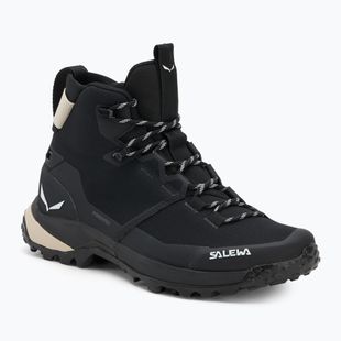 Dámske trekingové topánky Salewa Puez 2 Mid Ptx black/black