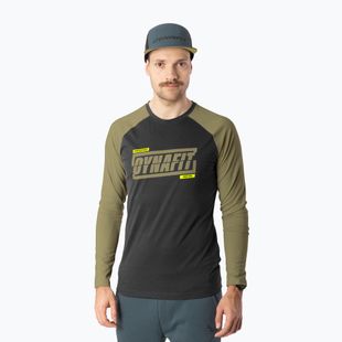 Pánske bežecké tričko longsleeve DYNAFIT 24/7 military green/0910