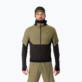 Pánska bežecká bunda DYNAFIT Alpine Hybrid military green/0910