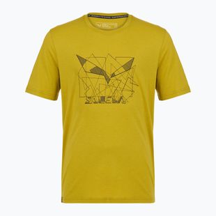 Pánske tričko Salewa Eagle Geometric olive oil