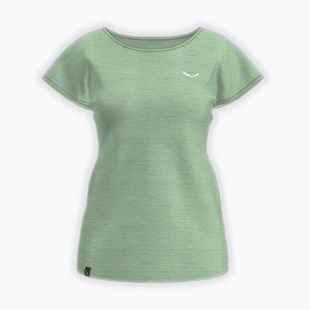 Dámske trekingové tričko Salewa Puez Melange Dry pastel green melange