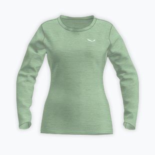 Dámske trekingové tričko longsleeve Salewa Puez Melange Dry pastel green melange