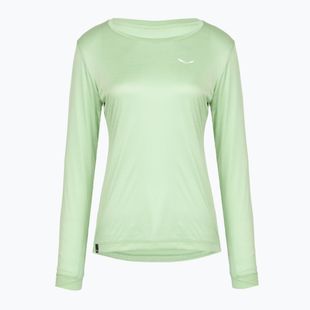 Dámske trekingové tričko longsleeve Salewa Puez Melange Dry pastel green melange