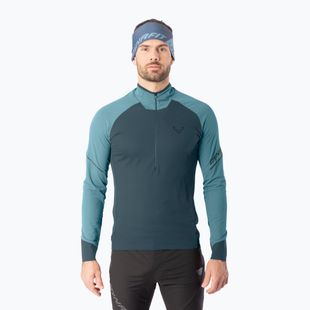 Pánska bežecká mikina Dynafit Alpine LS 1/2 Zip Tee smoke blue/0720/3162