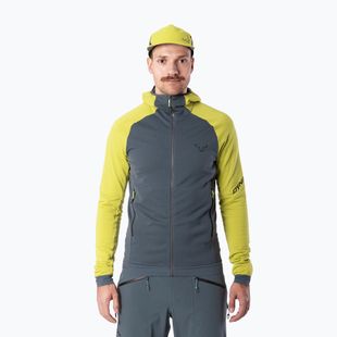 Pánska skitouringová mikina DYNAFIT Radical Polartec Hooded golden lime/0720