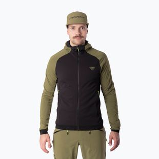 Pánska skitouringová mikina DYNAFIT Radical Polartec s kapucňou vojenská zelená/0910