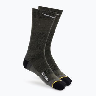 Pánske ponožky Salewa Ortles AM Crew dark olive