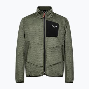Pánska trekingová mikina Salewa Puez Warm Full Zip faded green