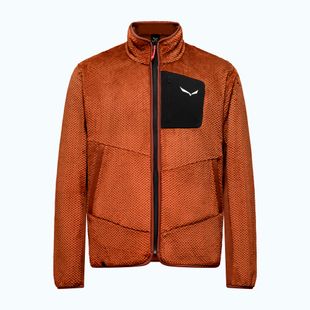 Pánska trekingová mikina Salewa Puez Warm Full Zip bombay brown