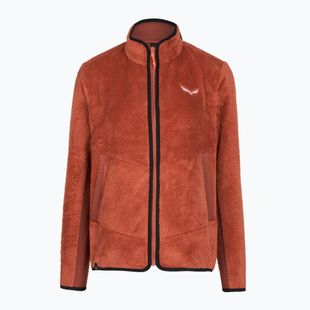 Dámska trekingová mikina Salewa Puez Warm Full Zip etruscan red