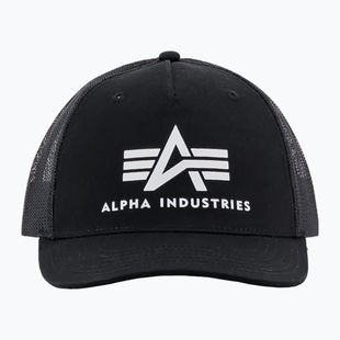 Alpha Industries Basic Trucker baseballová čiapka čierna