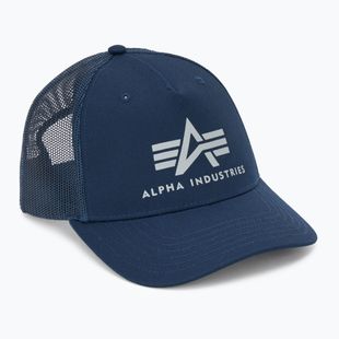 Pánska bejzbalová čiapka Alpha Industries Basic Trucker rep.blue