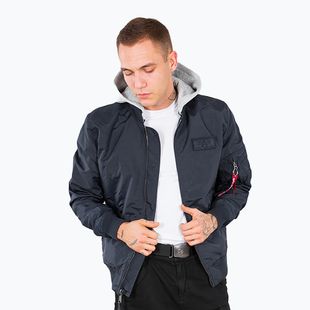 Alpha Industries pánska bunda MA-1 TT Two Tone Hood rep.blue
