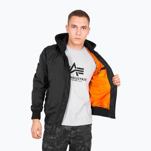 Pánska bunda Alpha Industries MA-1 TT Two Tone Hood black/black