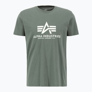 Alpha Industries pánske tričko Basic vintage green