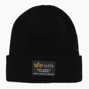 Čiapka Alpha Industries Crew black