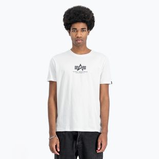 Alpha Industries pánske tričko Basic Mid Logo T-shirt white