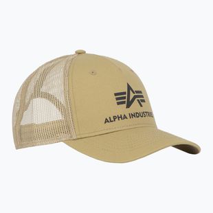 Pánska bejzbalová čiapka Alpha Industries Basic Trucker sand