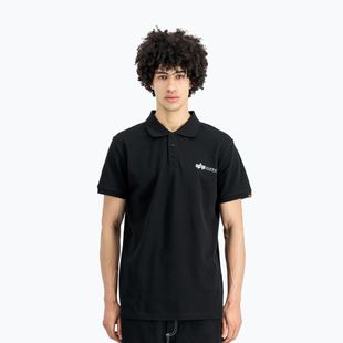 Pánske tričko Alpha Industries Basic Polo Small Logo čierne