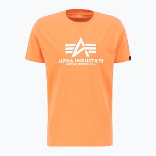Alpha Industries pánske tričko Basic tangerine