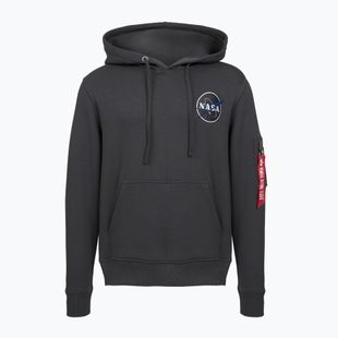 Alpha Industries NASA Orbit vintage šedá pánska mikina