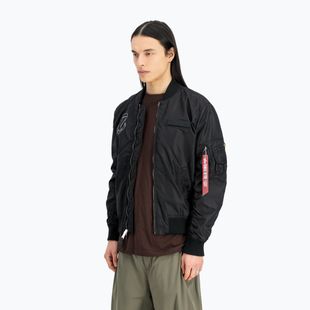 Alpha Industries MA-1 TT Flying Tigers pánska bunda čierna
