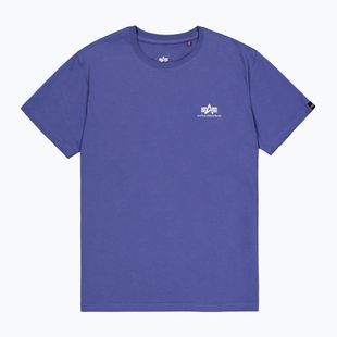 Pánske tričko Alpha Industries Basic Small Logo night purple