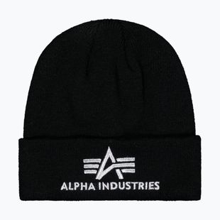 Čiapka Alpha Industries 3D black/silver