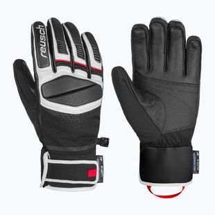 Lyžiarske rukavice Reusch Mastery black/white/fire red