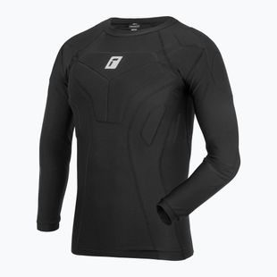 Pánsky brankársky dres Reusch Compression Shirt Padded czarny