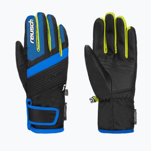 Detské lyžiarske rukavice  Reusch Duke R-Tex XT black/brilliant blue/safety yellow