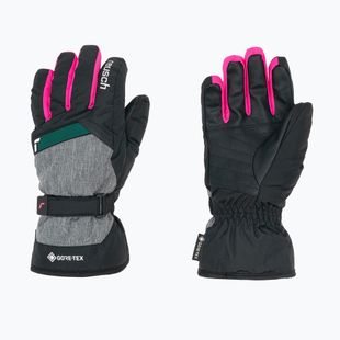 Detské lyžiarske rukavice Reusch Flash Gore-Tex black/black melange/pink glo
