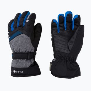 Detské lyžiarske rukavice Reusch Flash Gore-Tex black/blue 62/61/35