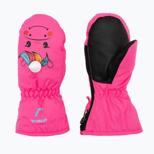 Detské lyžiarske rukavice Reusch Sweety Mitten pink unicorn