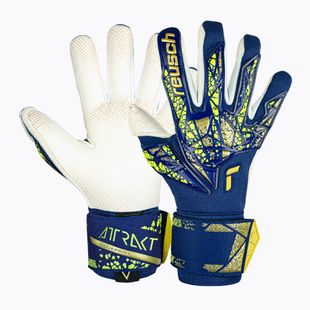 Detské brankárske rukavice Reusch Attrakt Gold X GluePrint premium blue/gold