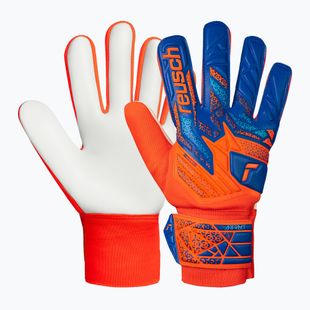 Brankárske rukavice Reusch Attrakt Starter Solid shock orange/blue