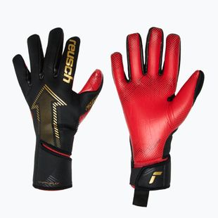Brankárske rukavice Reusch Fastgrip Gold X GluePrint black/gold/fiery red
