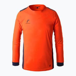 Detský brankársky dres Reusch Match Goalkeeper Longsleeve Padded Junior shocking orange/blue