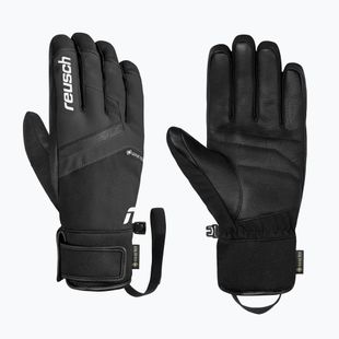 Pánske lyžiarske rukavice Reusch Booster Gore-Tex black/white
