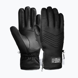 Dámske lyžiarske rukavice Reusch Daisy Windstopper black