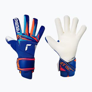 Brankárske rukavice Reusch Attrakt Gold X Guardian sharp blue/white/shocking orange