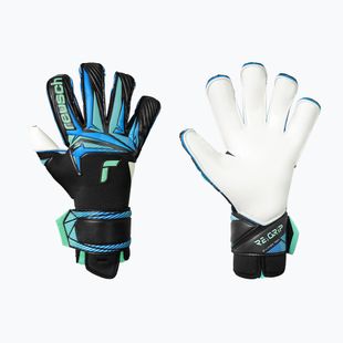 Brankárske rukavice Reusch Attrakt RE:GRIP Evolution black/ocean light