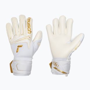 Brankárske rukavice Reusch Attrakt AB1 Advance white/gold