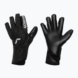 Brankárske rukavice Reusch Attrakt Duo Strapless black/silver/black