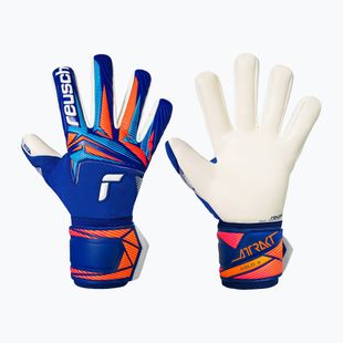 Brankárske rukavice Reusch Attrakt Gold X NC sharp blue/white/shocking orange