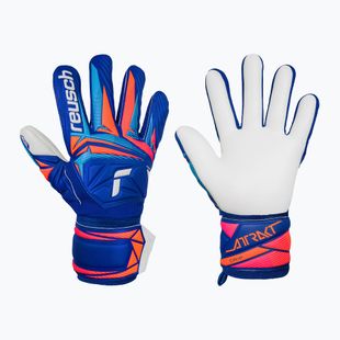 Brankárske rukavice Reusch Attrakt Grip sharp blue/white/shocking orange