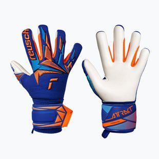 Detské brankárske rukavice Reusch Attrakt Freegel Advance Junior sharp blue/shocking orange