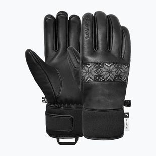 Dámske lyžiarske rukavice Reusch Charlize R-Tex XT black/steel gray/silver
