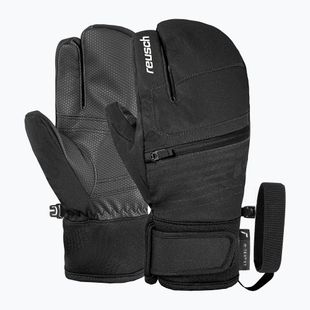 Detské lyžiarske rukavice Reusch Leo R-Tex XT Lobster black/white